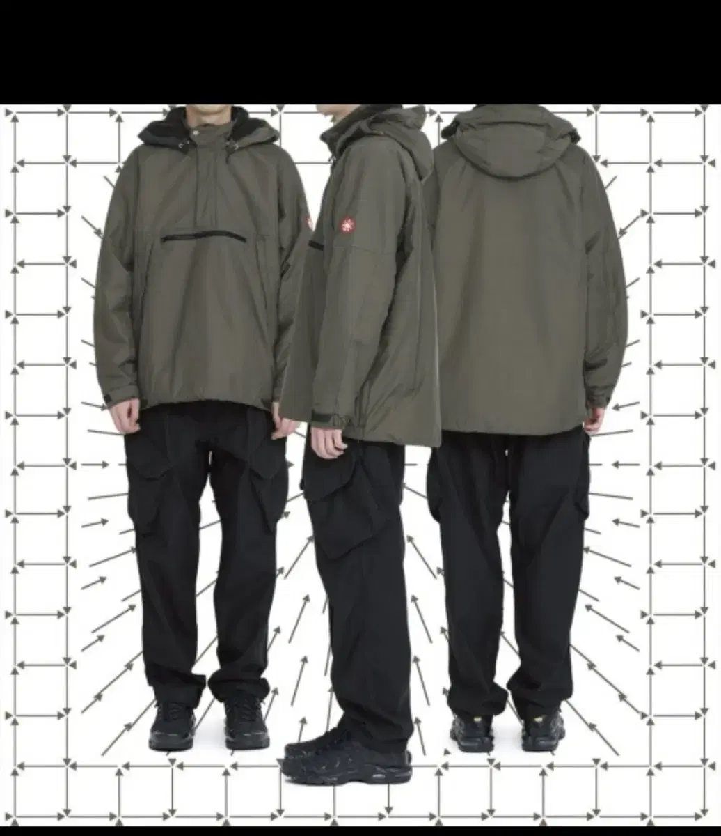 카브엠트 24fw warm pullover jacket 아노락 자켓 L